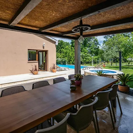 Ferlini In Istria With Private 10000 M2 Garden, Wellness & Family Activities On Plot Villa